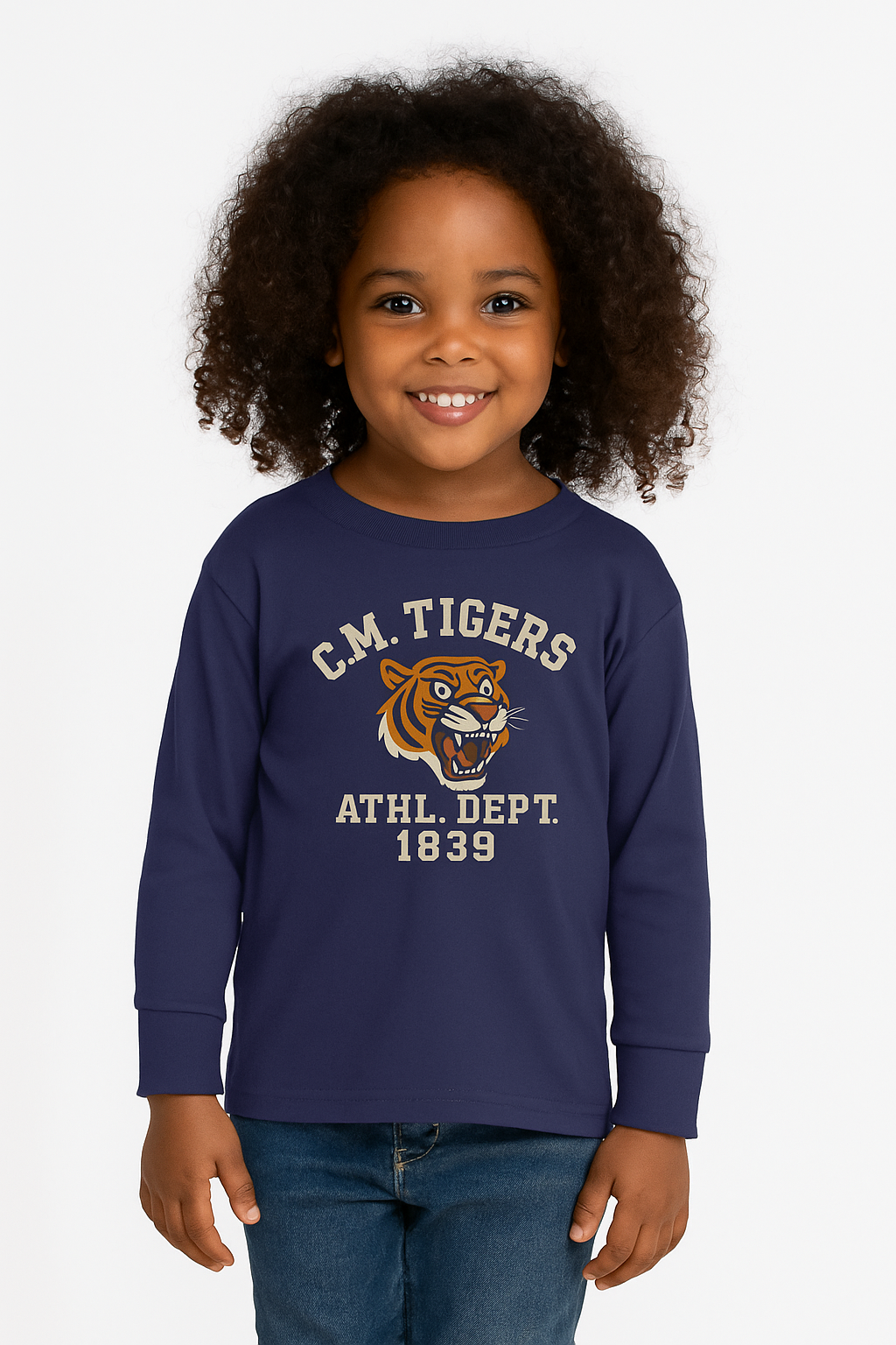 C. M. Tigers Crewneck Toddlers