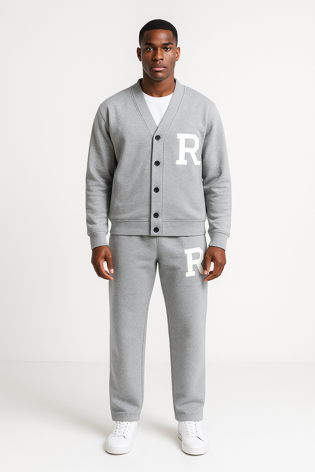 Rowing lettermen wide legged sweatpants