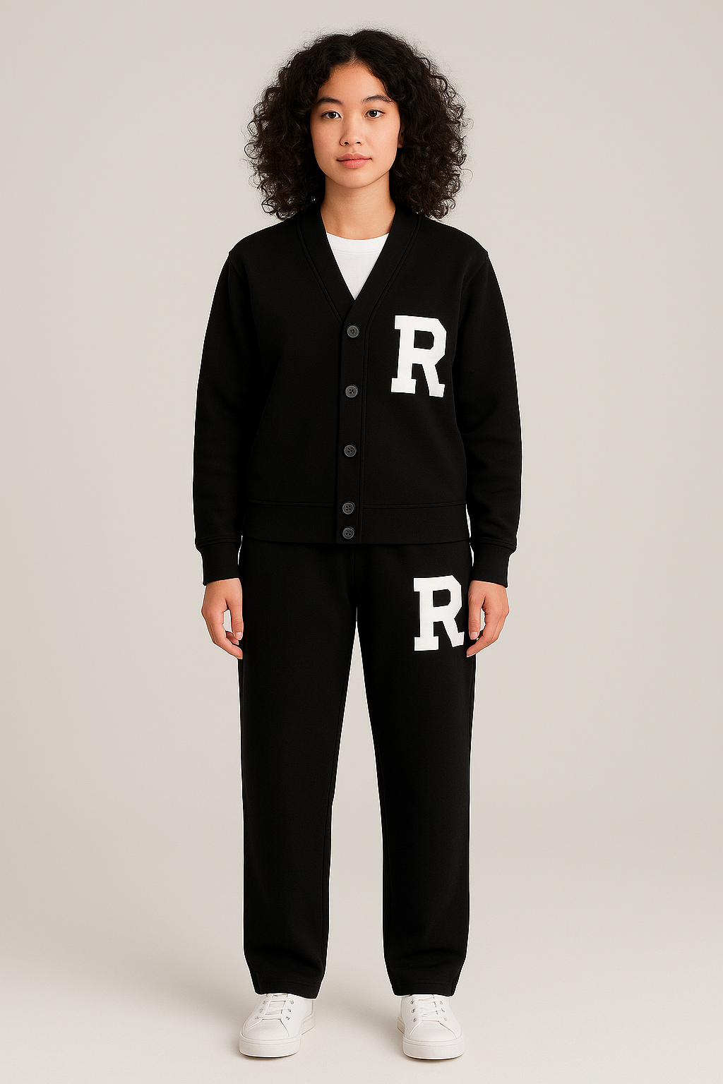 Rowing lettermen wide legged sweatpants
