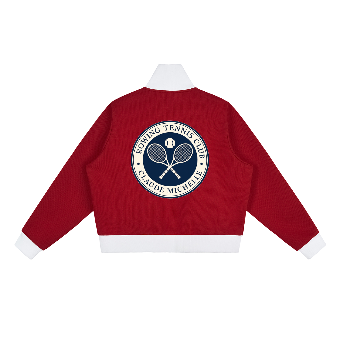 Rowing Tennis Club Cropped Track Jacket