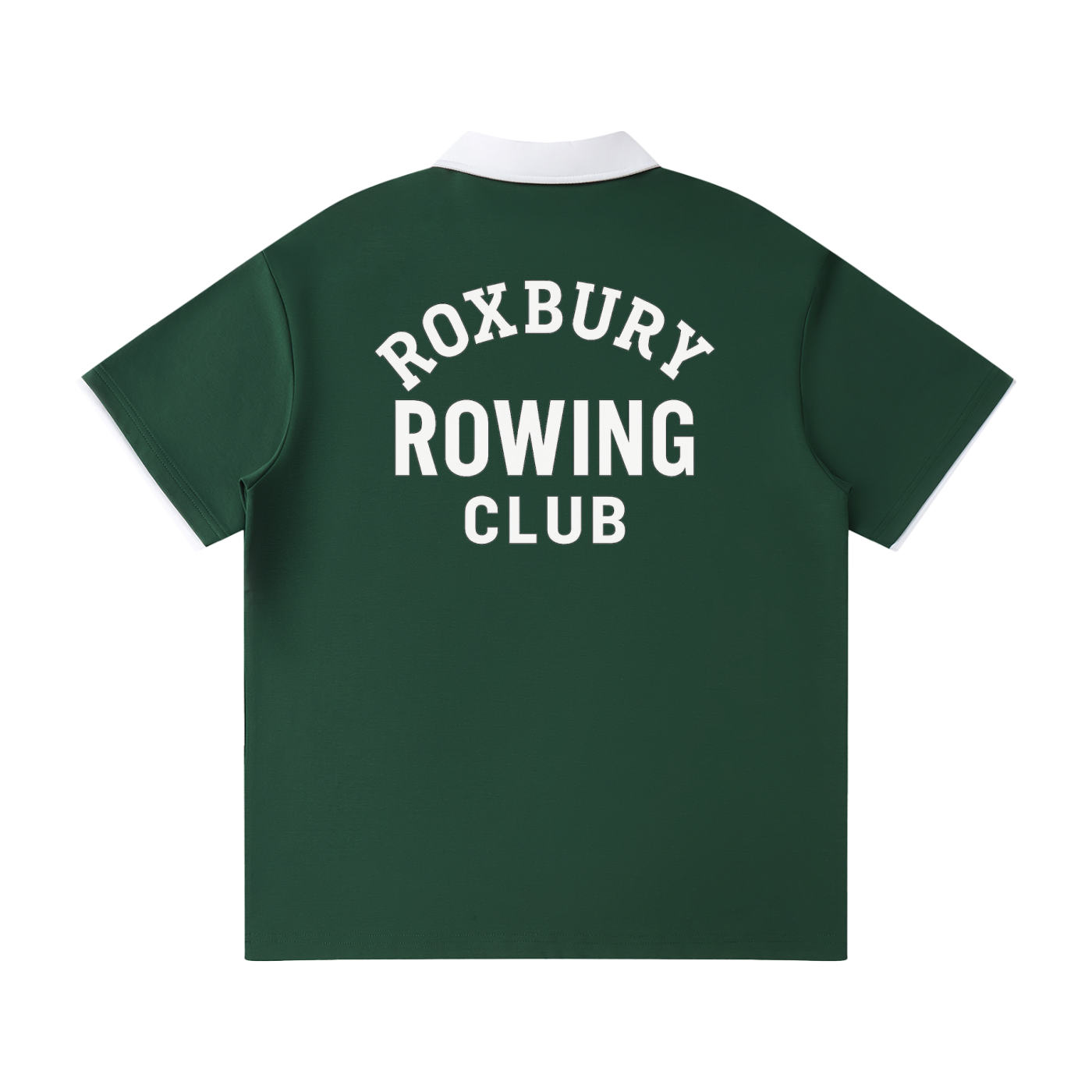 Roxbury Rowing Club Contrast Collar Raglan Polo Shirt