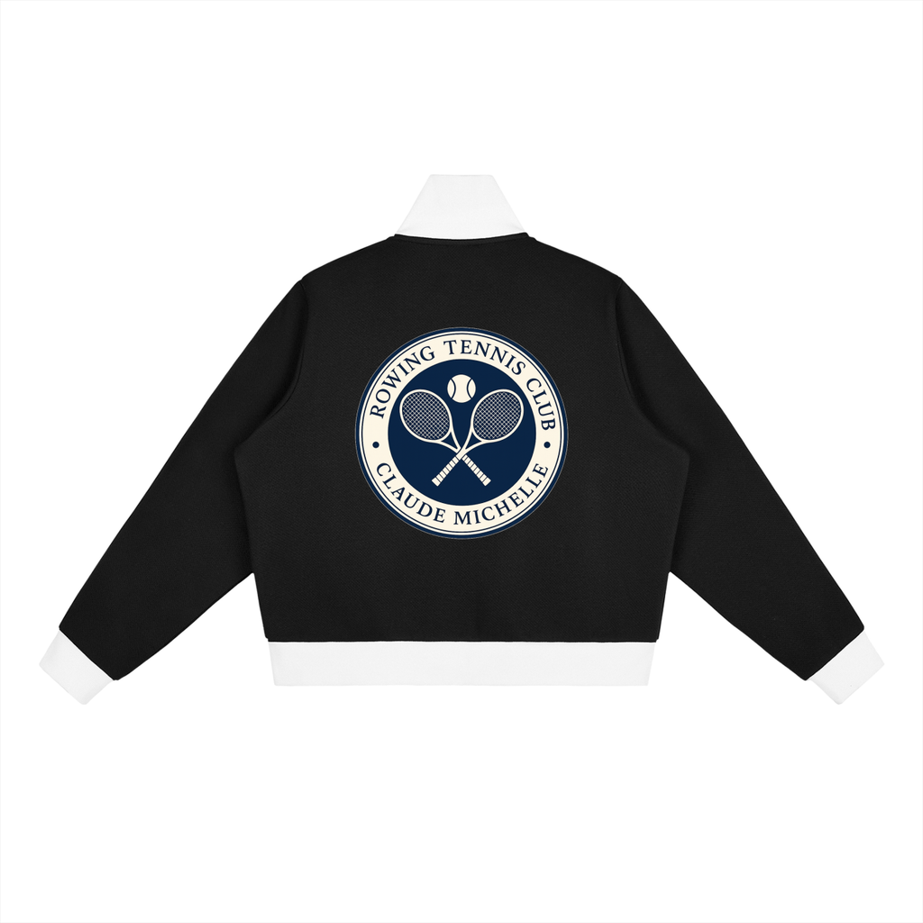 Rowing Tennis Club Cropped Track Jacket
