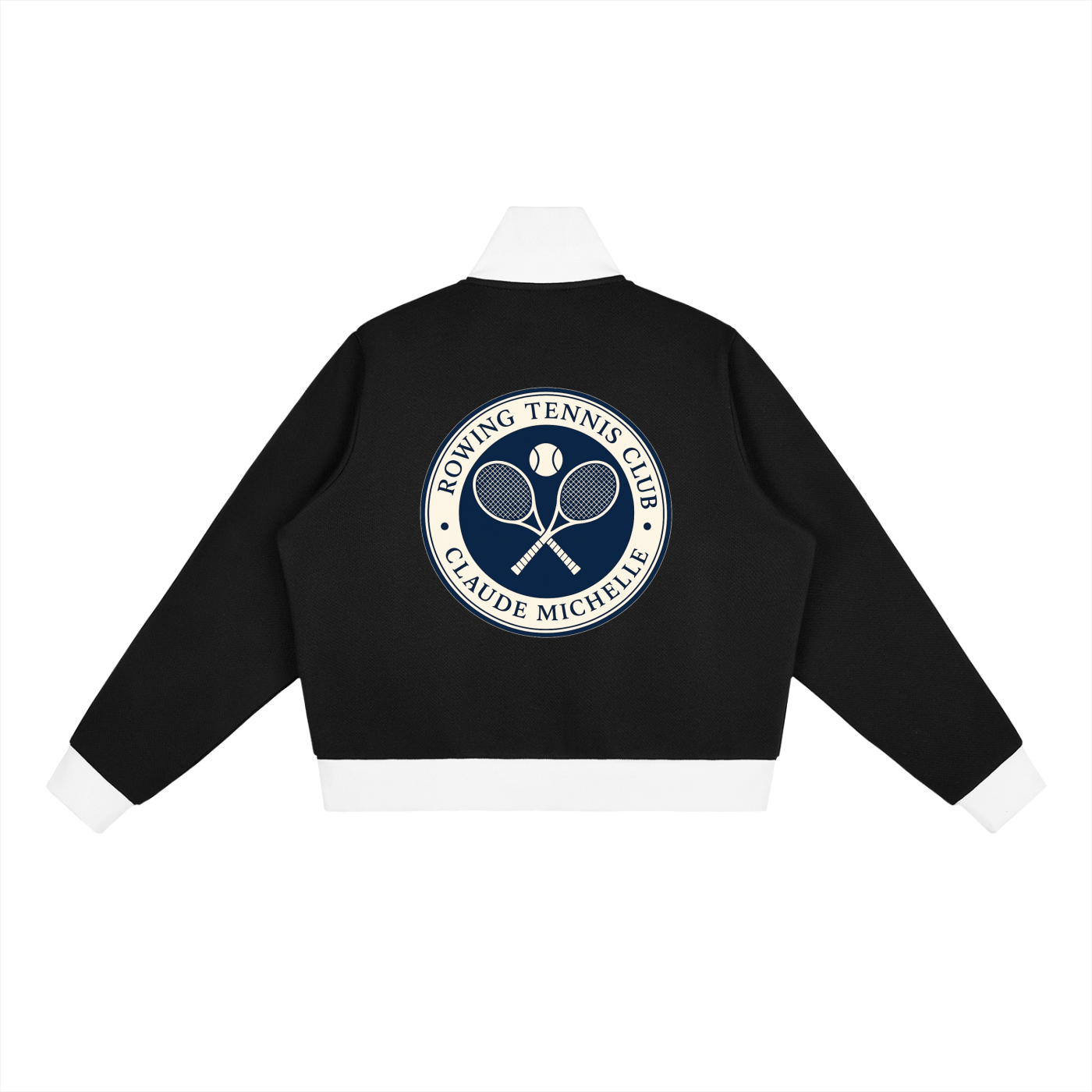 Rowing Tennis Club Cropped Track Jacket