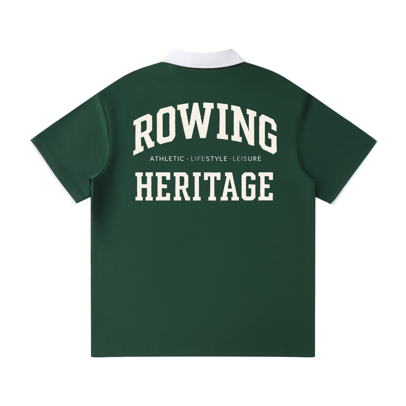 Rowing Heritage Contrast Collar Raglan Polo