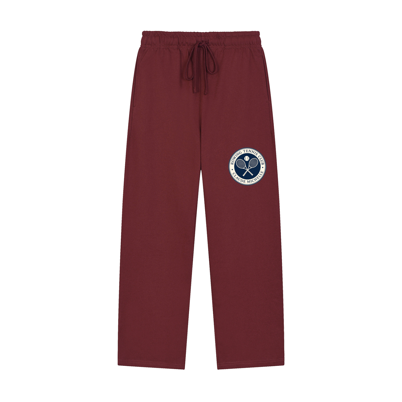 Rowing Tennis logo Straight-Leg Sweatpants