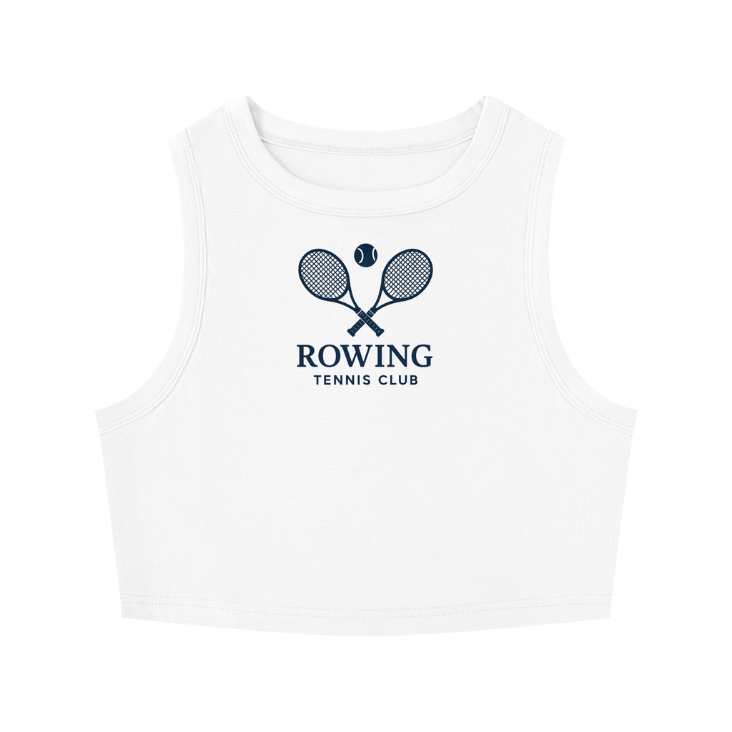 Rowing Tennis Crewneck Crop Tank Top