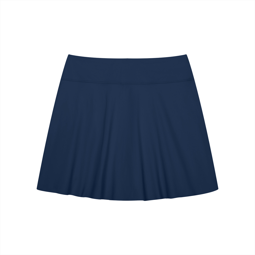 Oaks Blullfs Dark Panel Slit Skirt