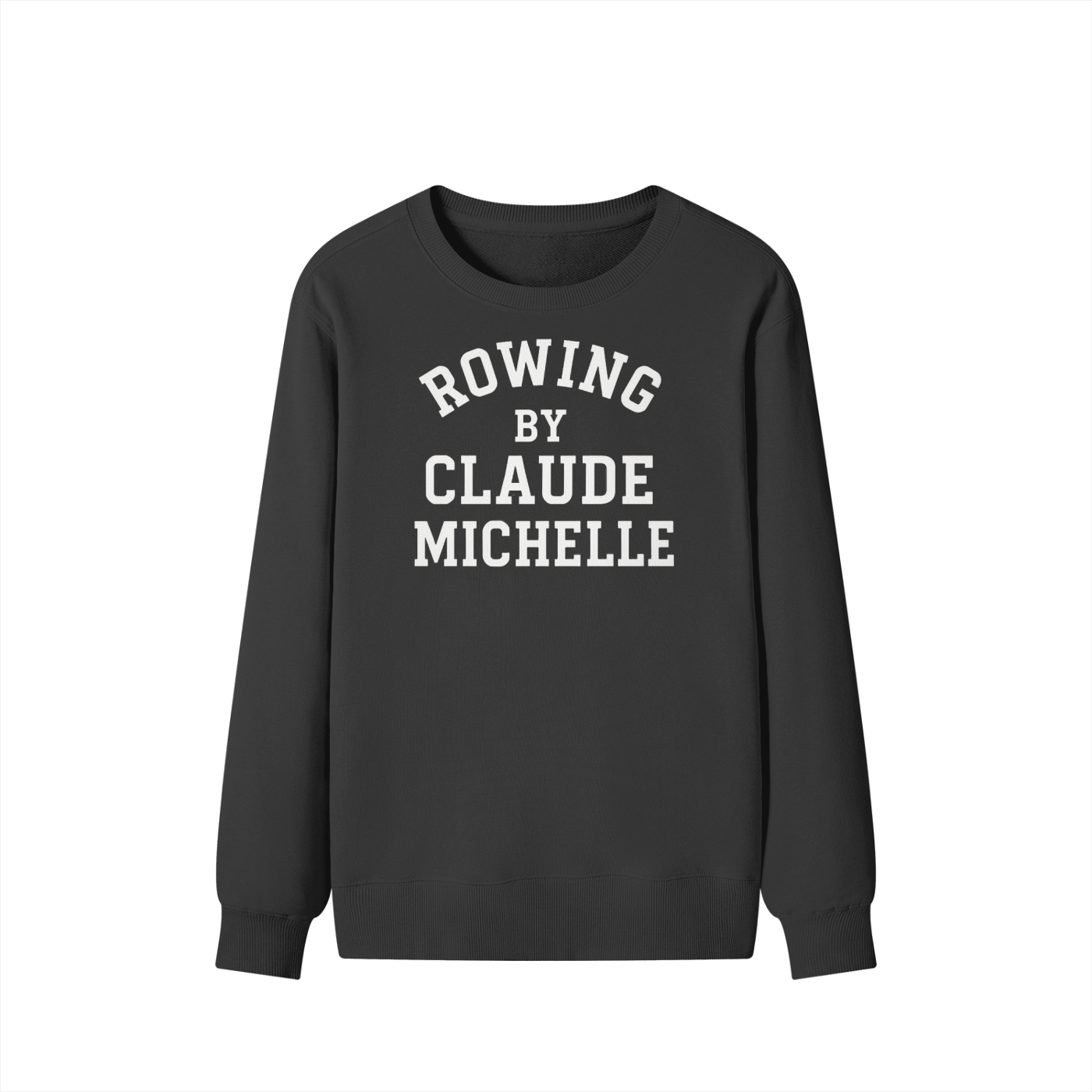 Rowing by Claude Michelle Signature Sweater | Unisex Oversized Cotton Streetwear - Rowing by Claude Michelle 