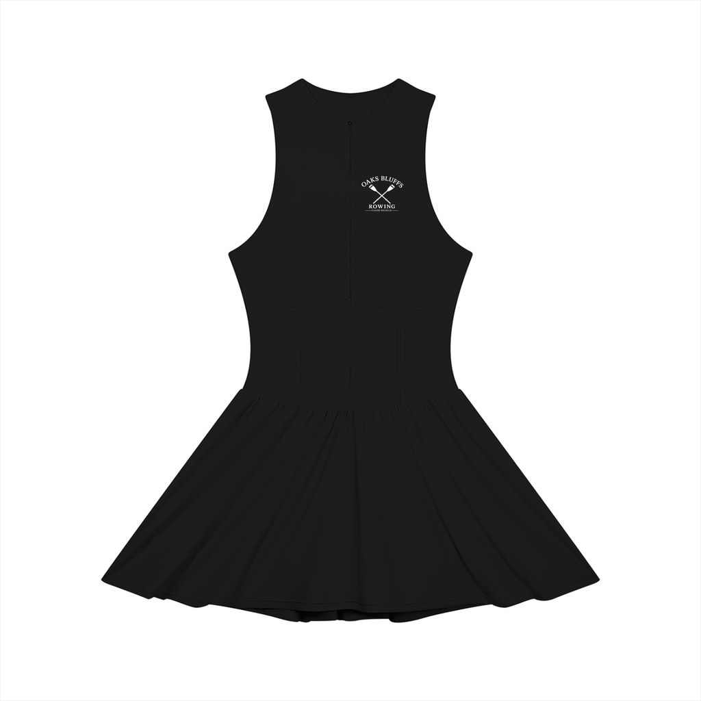 Oaks Bluff Dark Sleeveless Full-Zip Dress