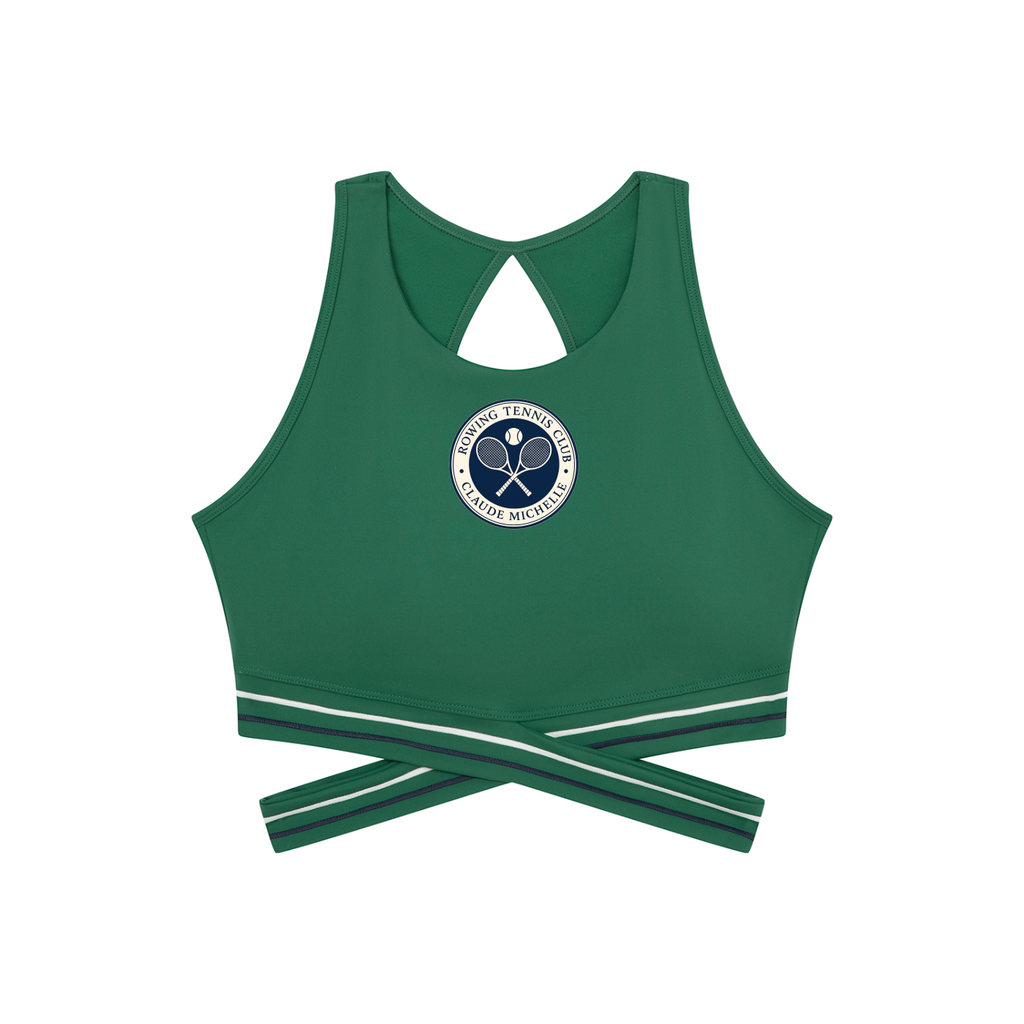 Rowing Tennis Women’s Criss-Cross Band Sports Bra