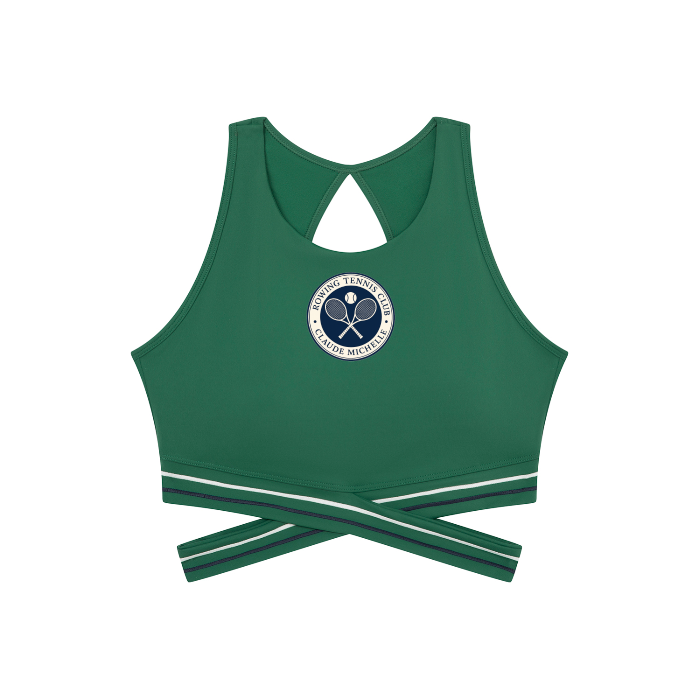Rowing Tennis Women’s Criss-Cross Band Sports Bra
