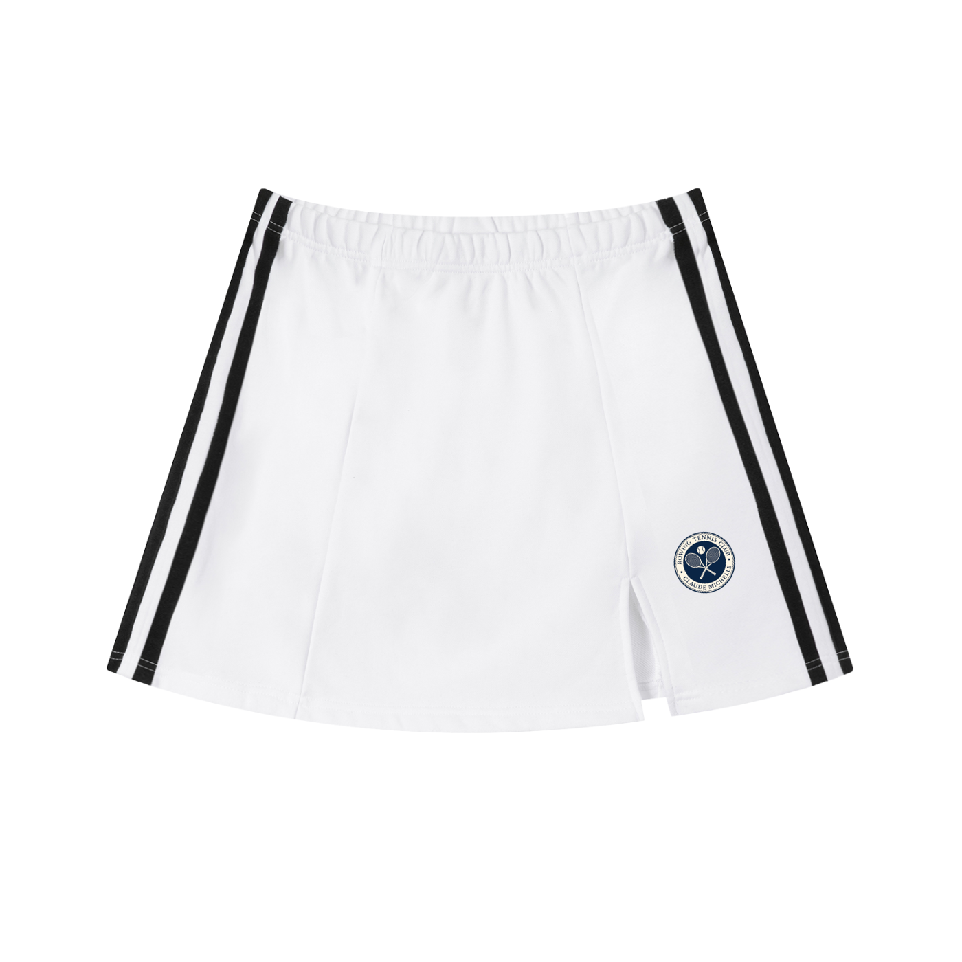 Rowing Tennis Club Logo Slit Skirt