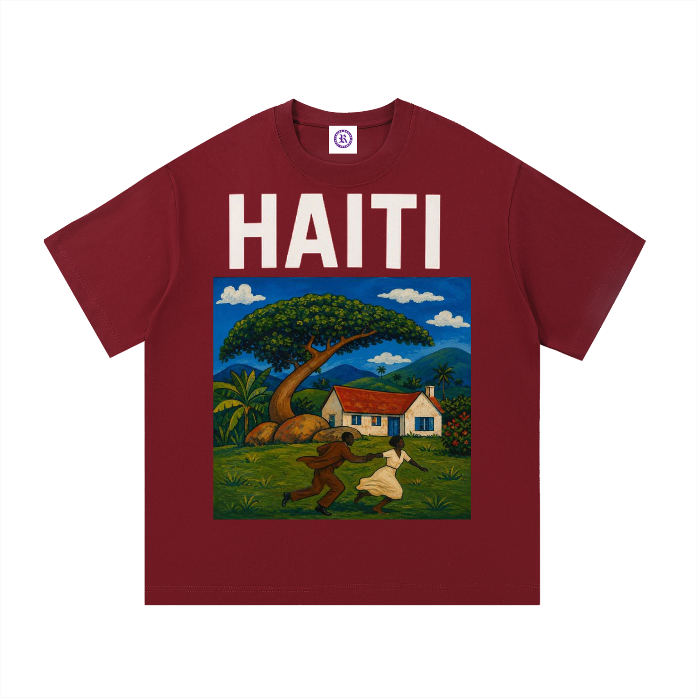Haitian Art Gallery Cotton T-Shirt