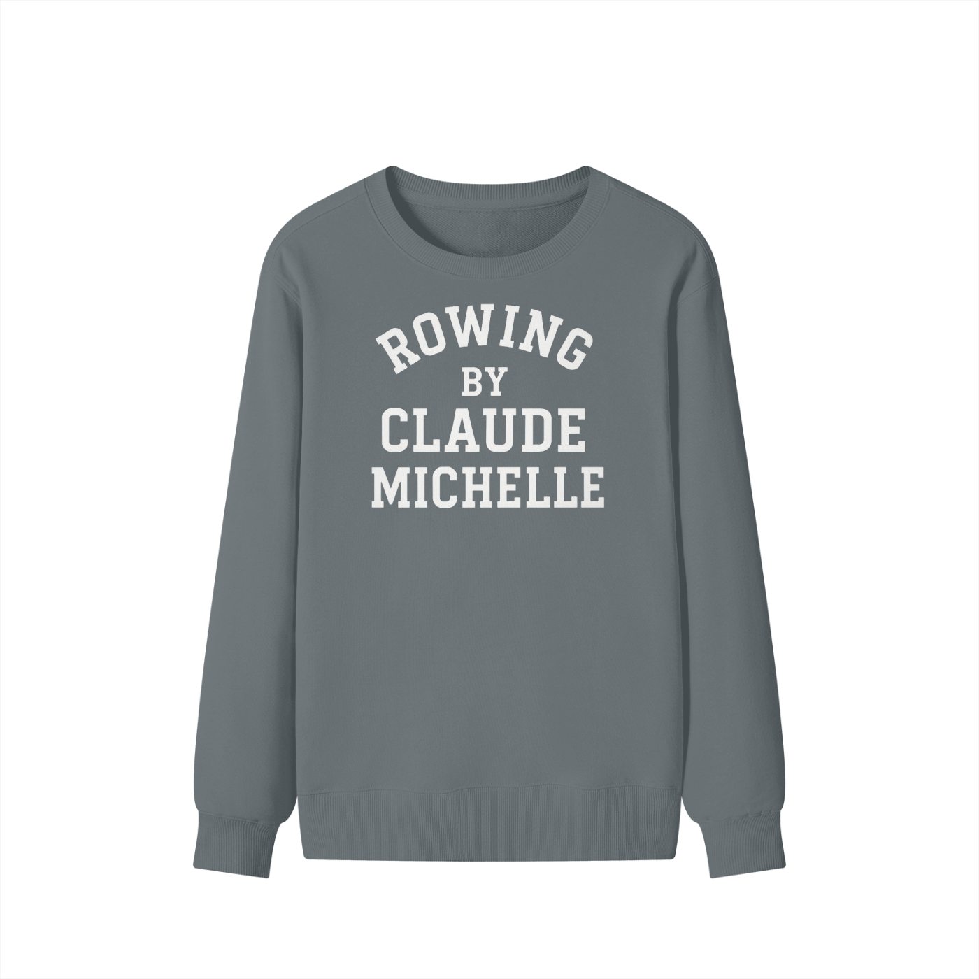 Rowing by Claude Michelle Signature Sweater | Unisex Oversized Cotton Streetwear - Rowing by Claude Michelle 