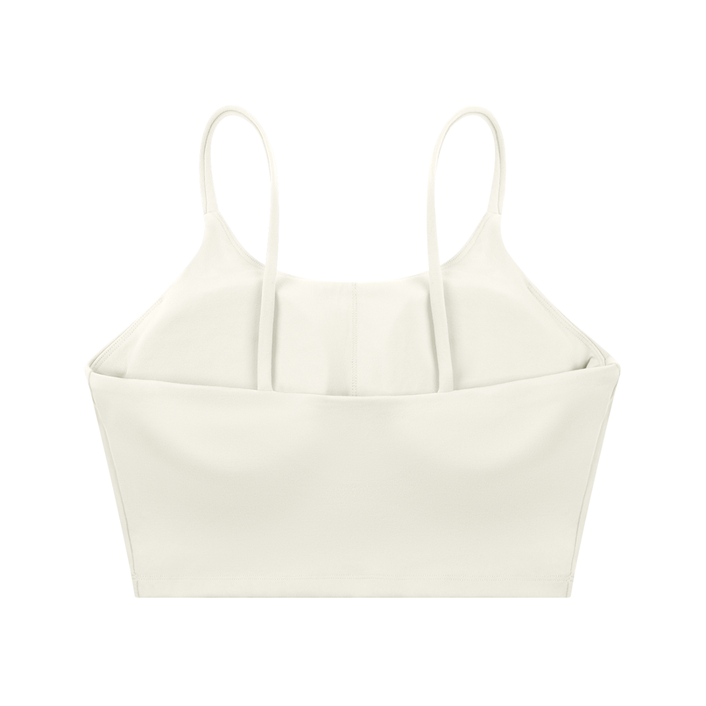 Rowing Logo Spaghetti Strap Yoga Sports Bra