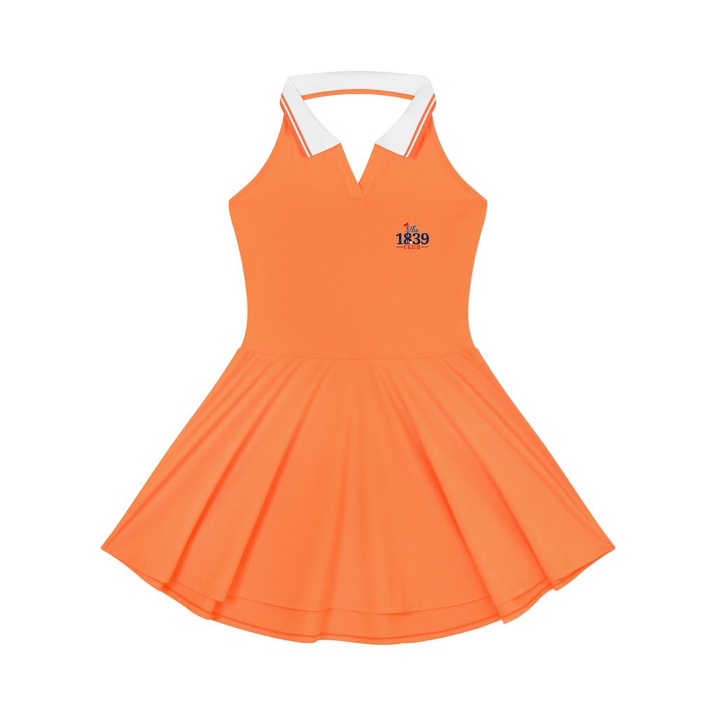 Rowing Golf Club Women's Collared Halter A-Line Golf Dress