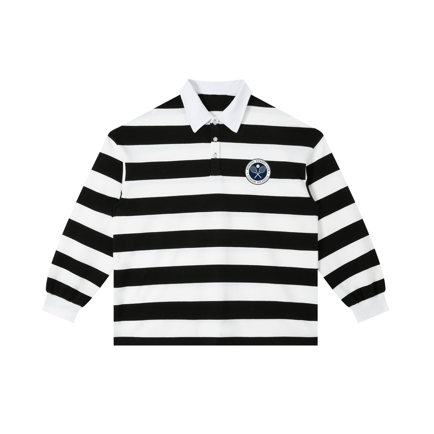 Rowing Tennis Club Stripe Polo Shirt