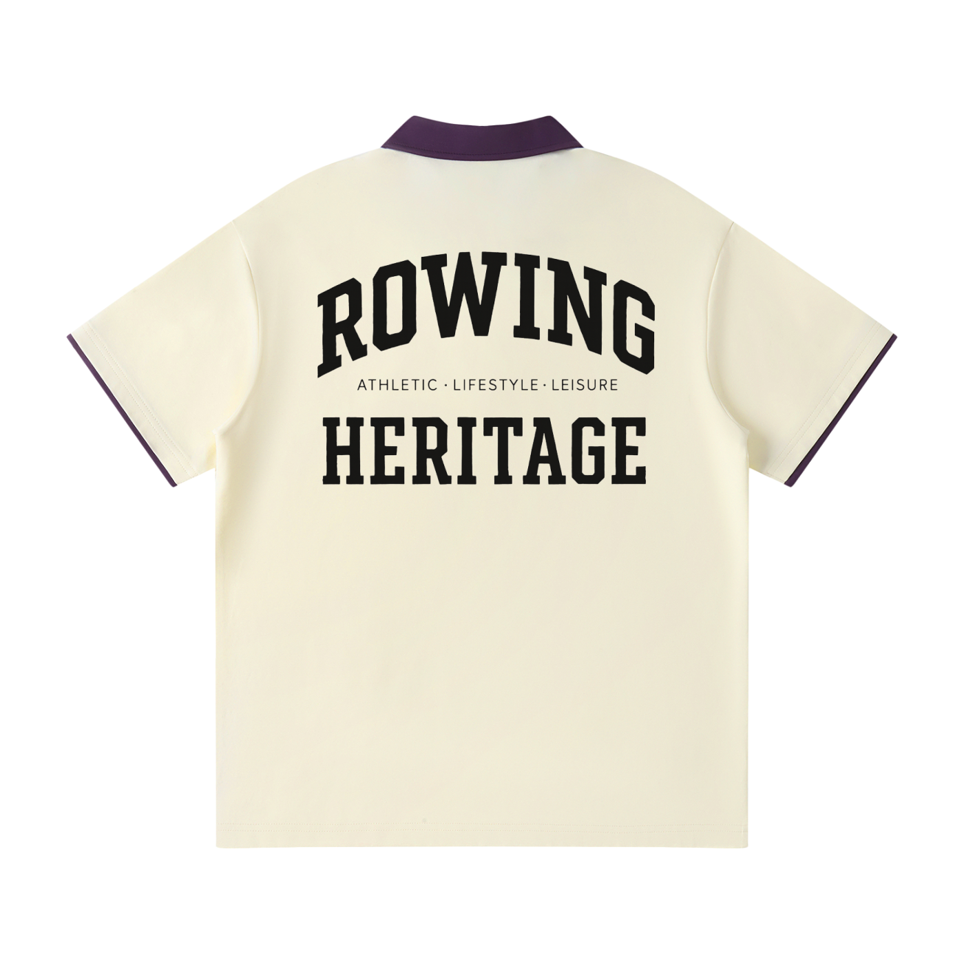 Rowing Heritage Contrast Collar Raglan Polo Shirt