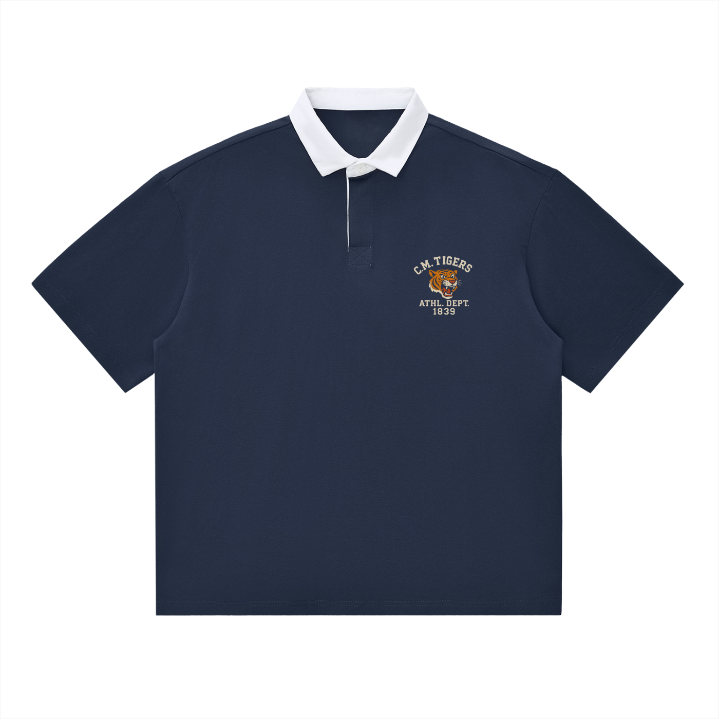 Rowing C.M. Tiger Contrast Polo Shirt
