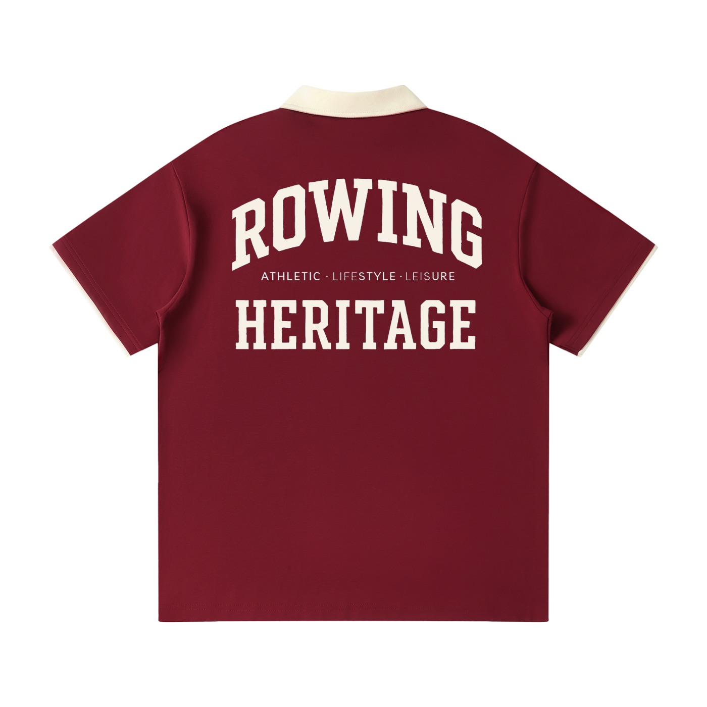 Rowing Heritage Contrast Collar Raglan Polo