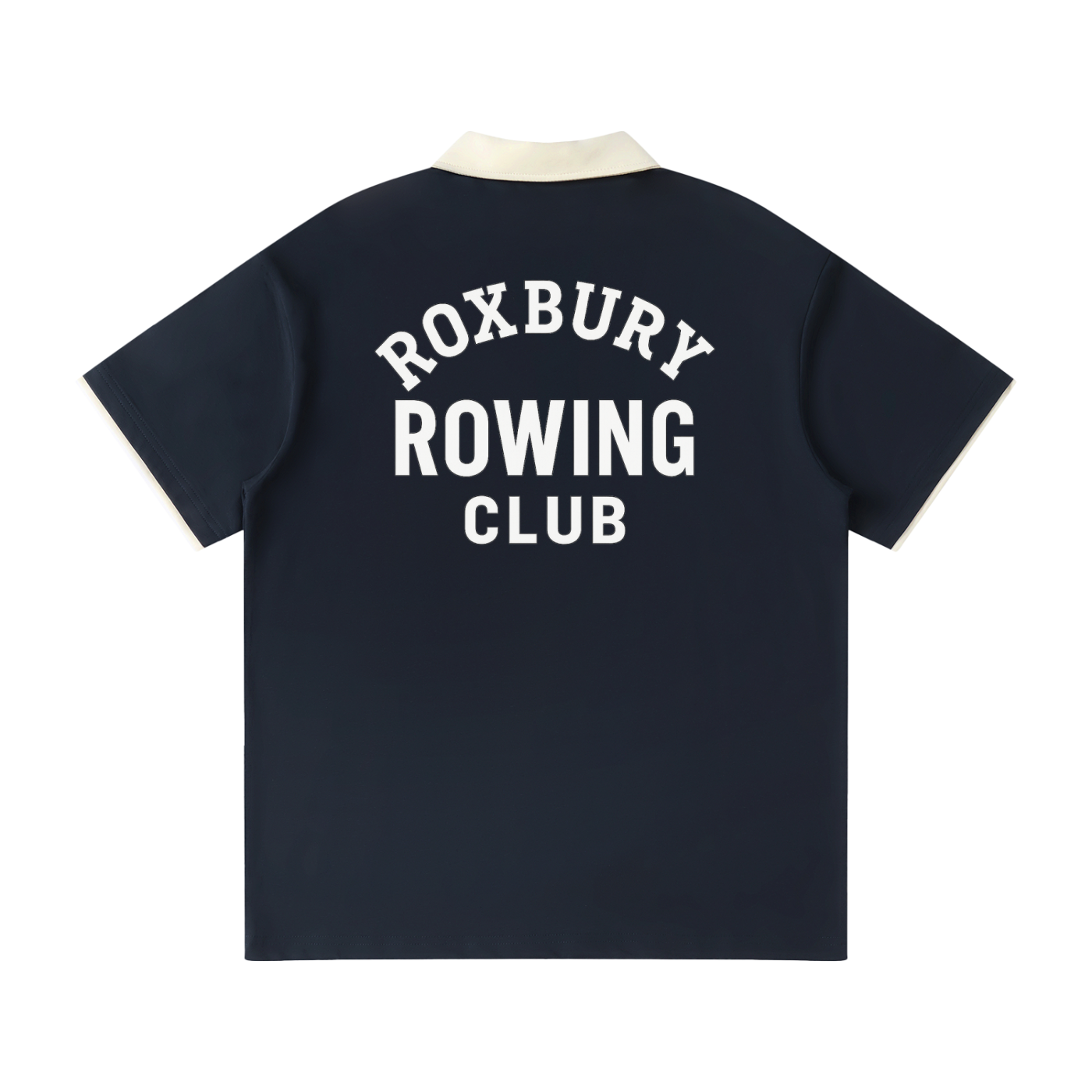 Roxbury Rowing Club Contrast Collar Raglan Polo Shirt
