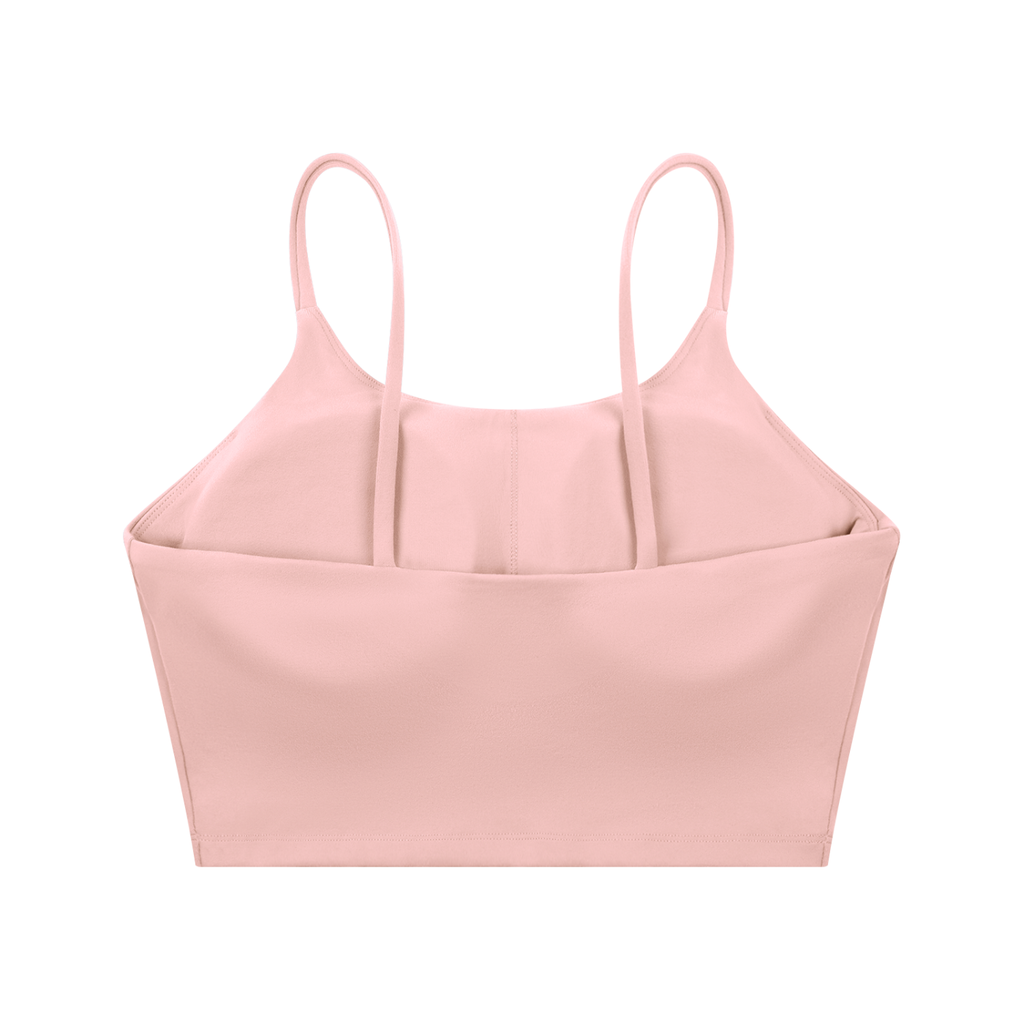 Rowing Logo Spaghetti Strap Yoga Sports Bra