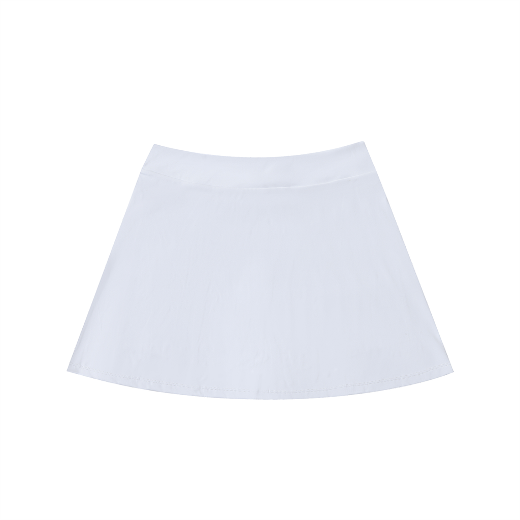 Rowing Logo High-Waist Pocketed A-Line Skirt
