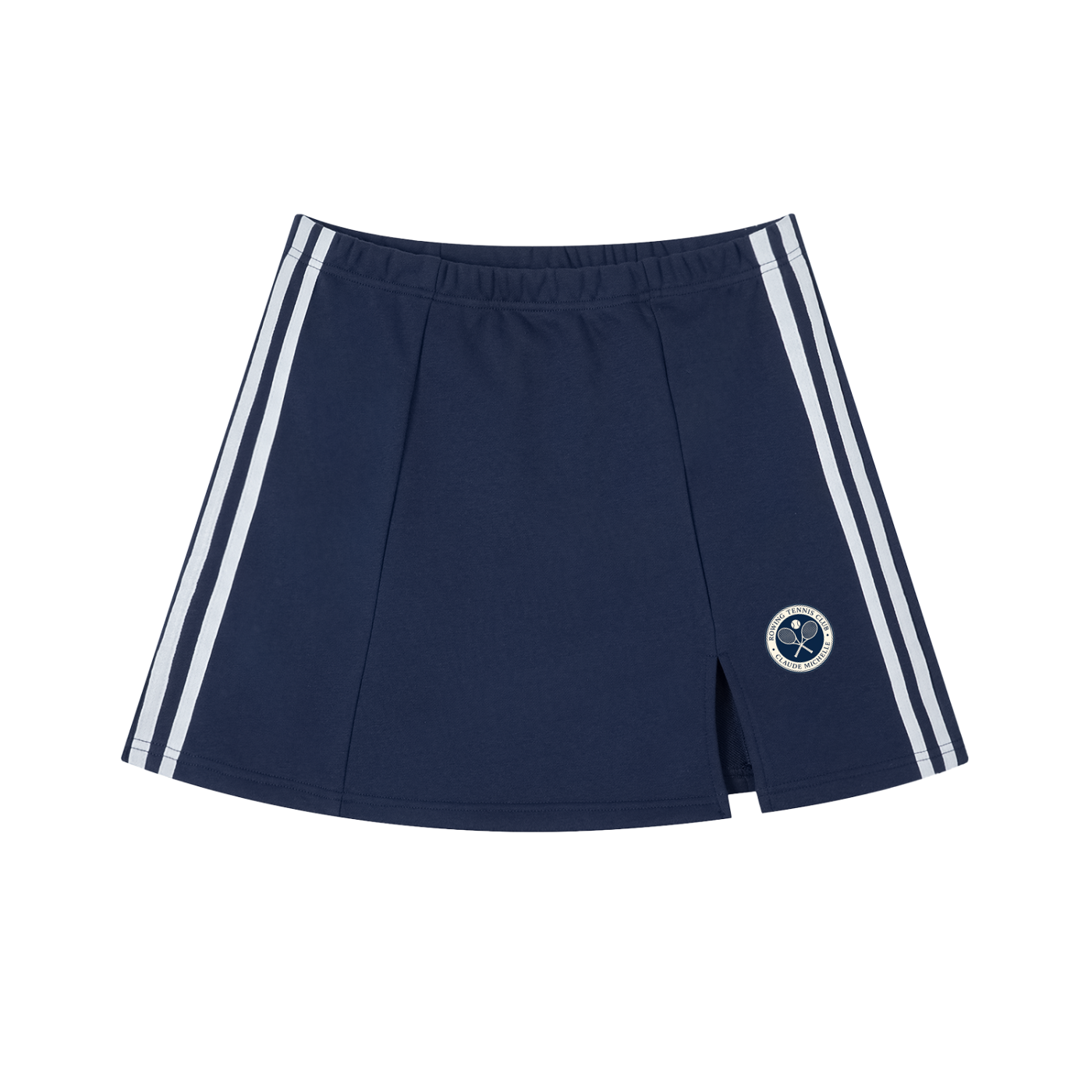 Rowing Tennis Club Logo Slit Skirt