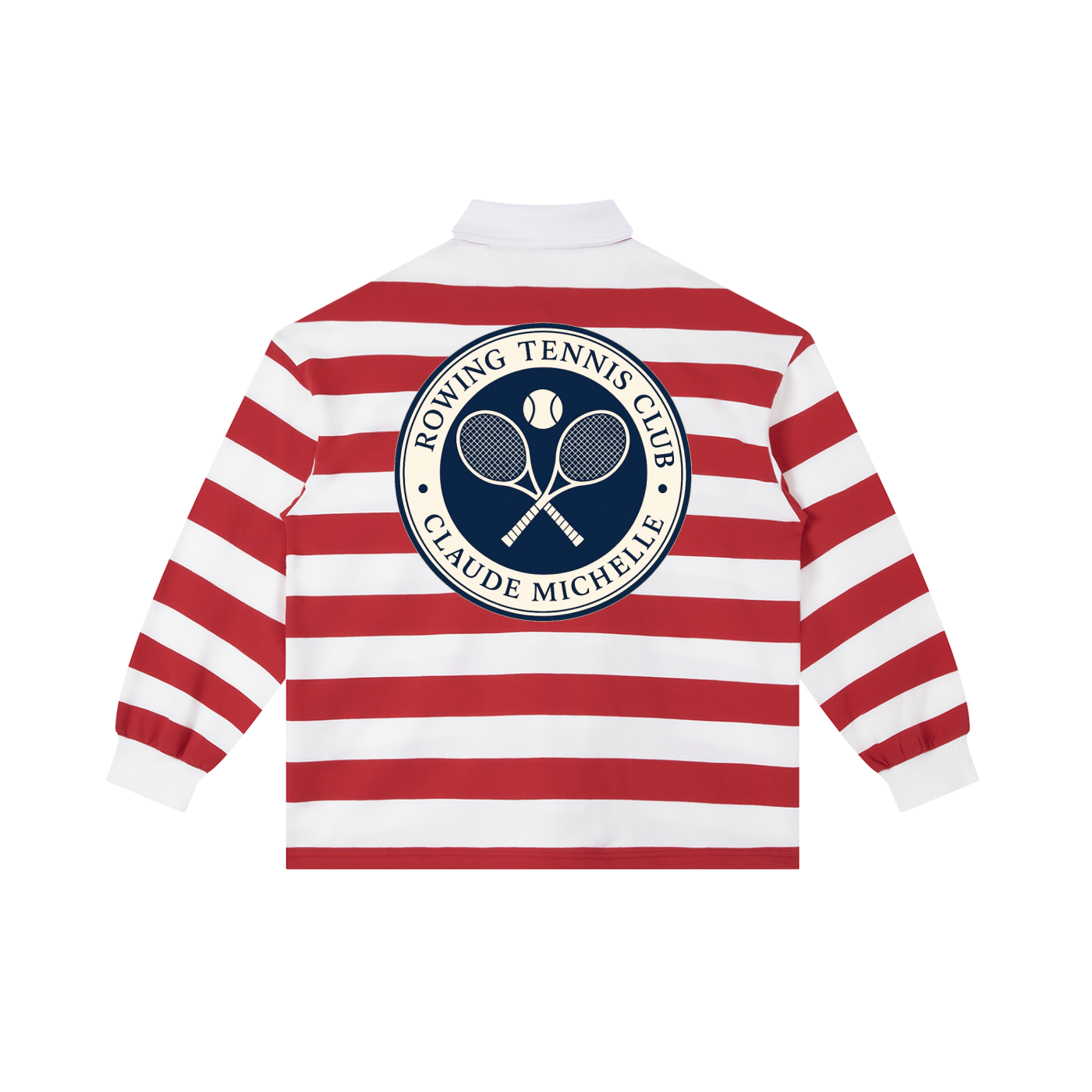 Rowing Tennis Club Stripe Polo Shirt
