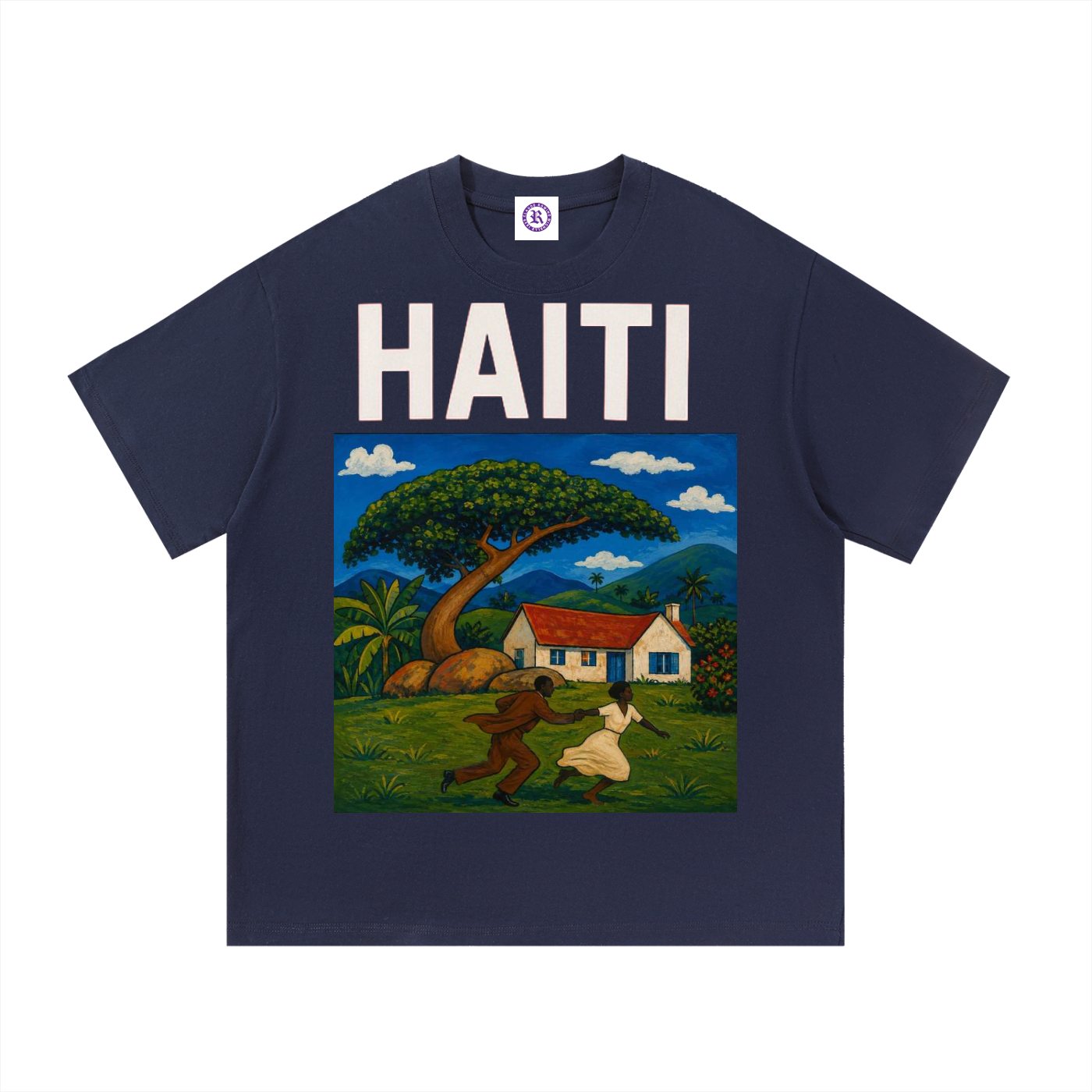 Haitian Art Gallery Cotton T-Shirt
