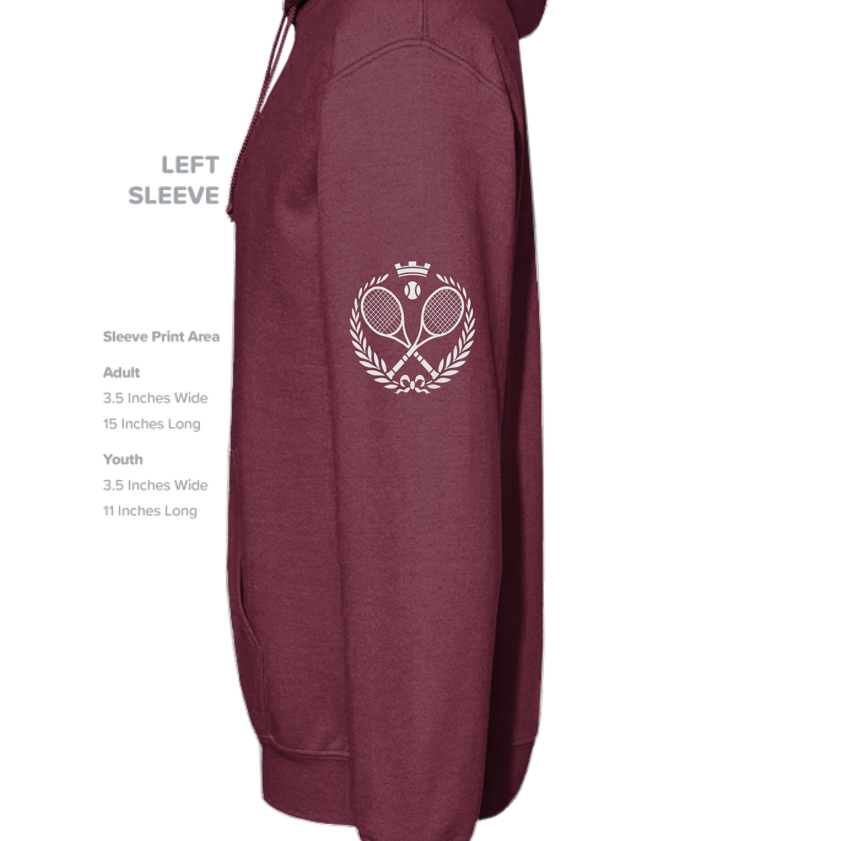 Maroon - SLEEVE_LEFT