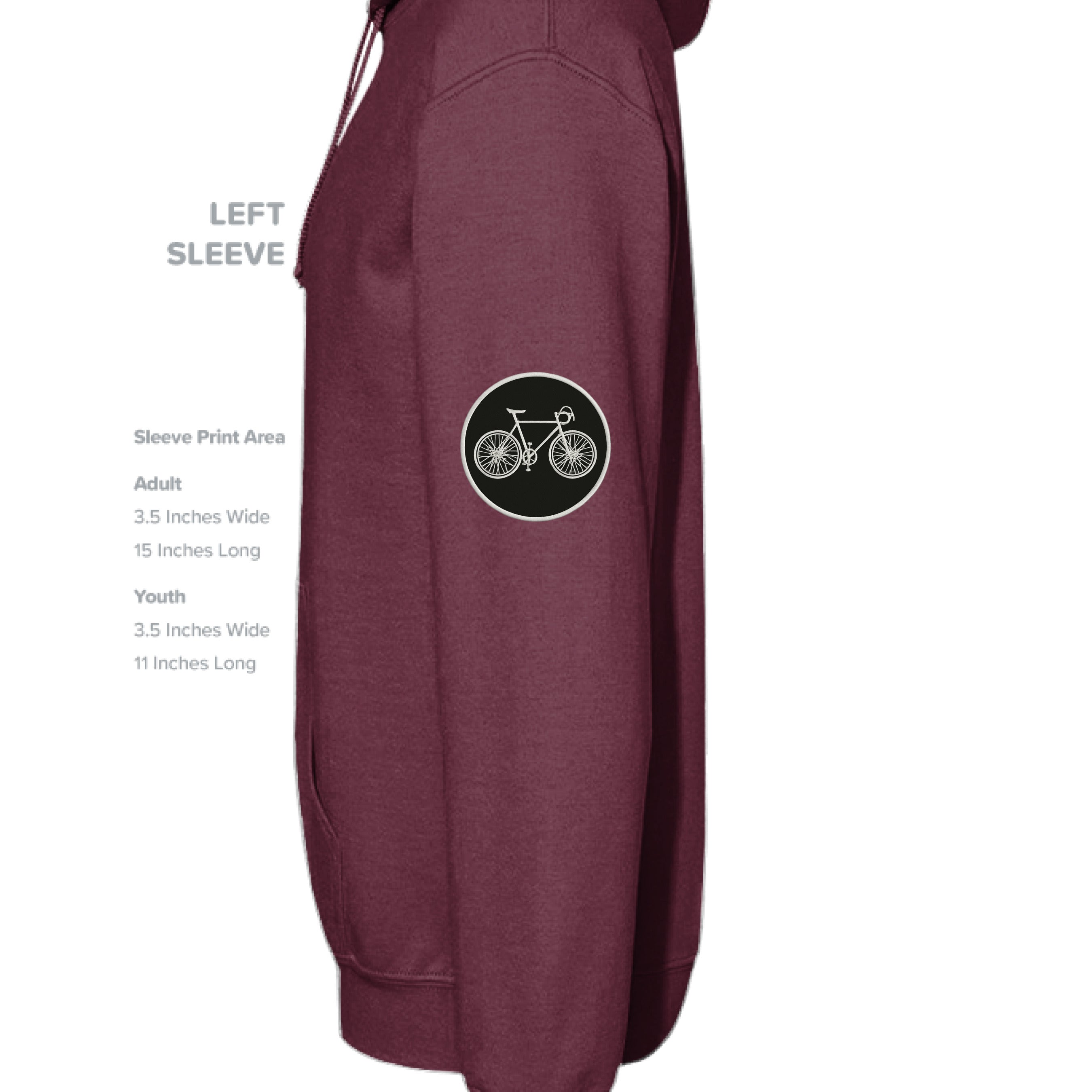 Maroon - SLEEVE_LEFT