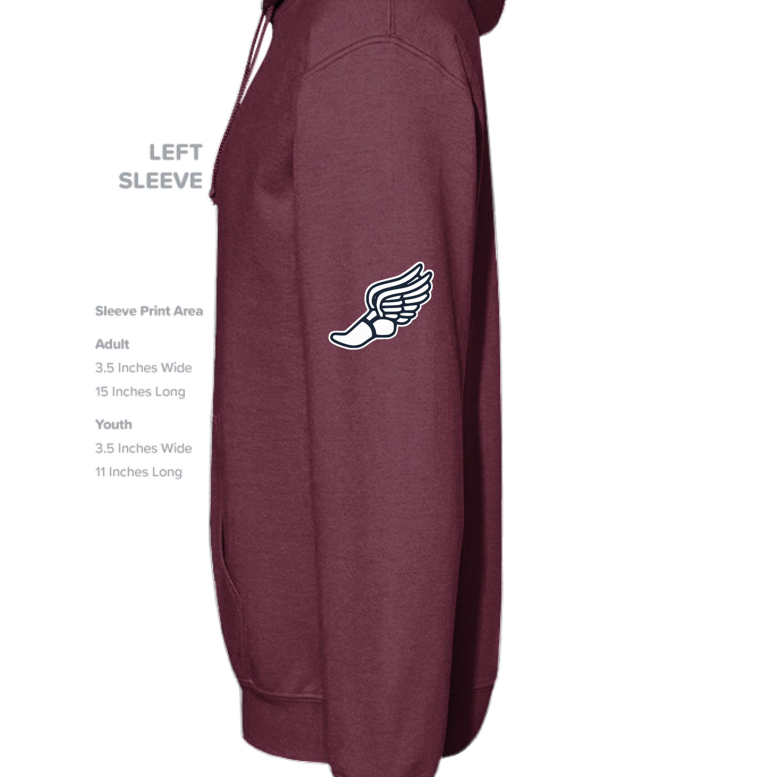 Maroon - SLEEVE_LEFT