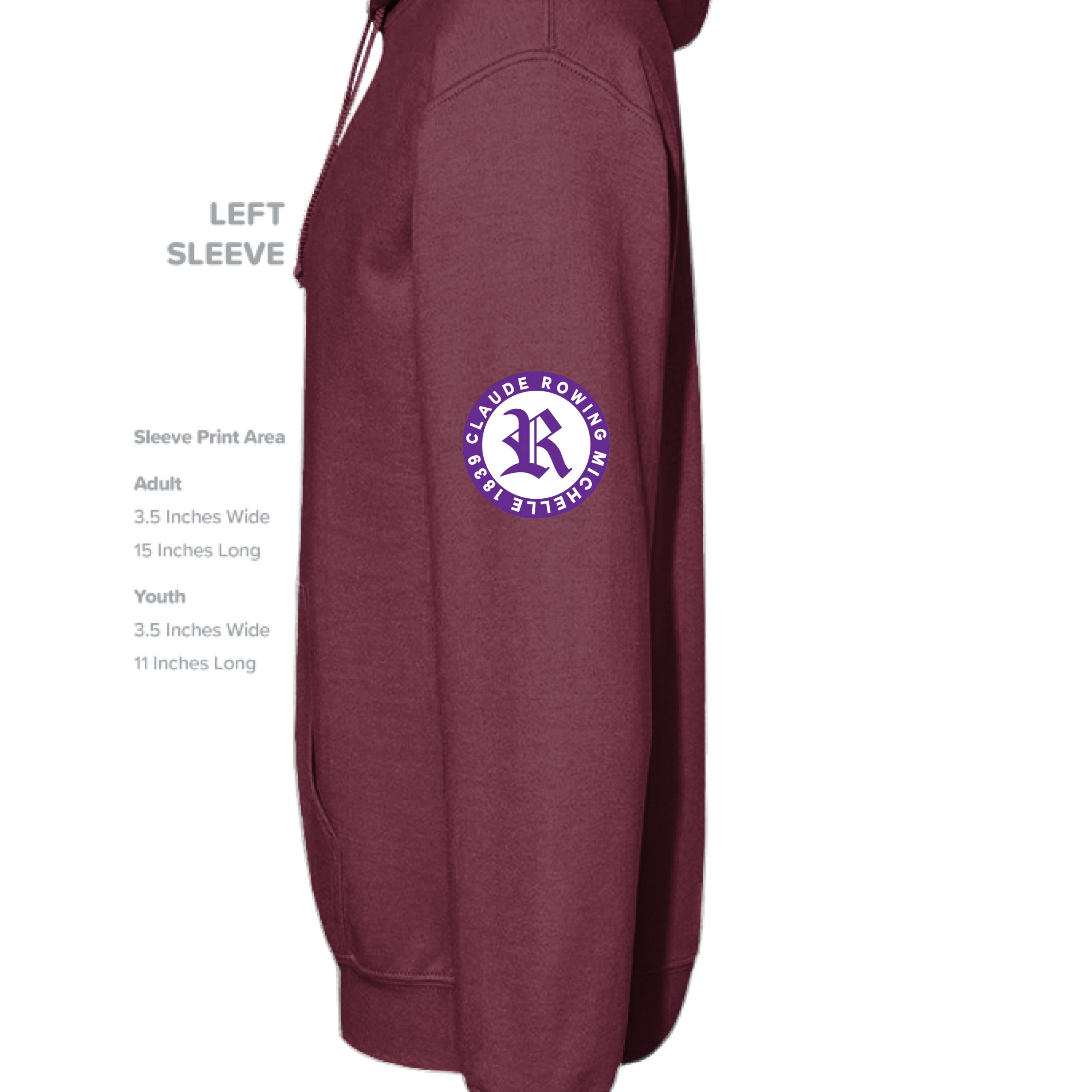 Maroon - SLEEVE_LEFT