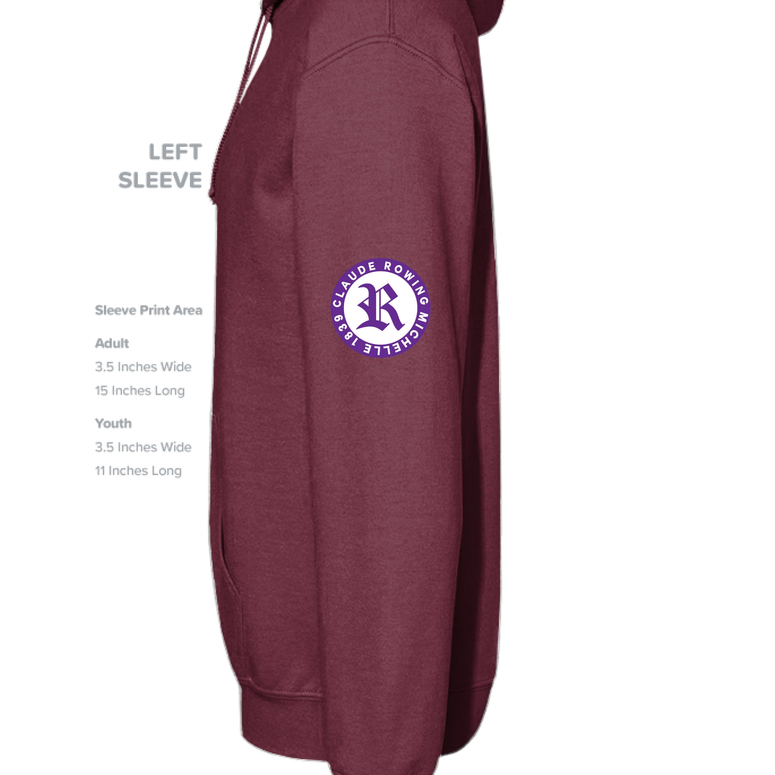 Maroon - SLEEVE_LEFT